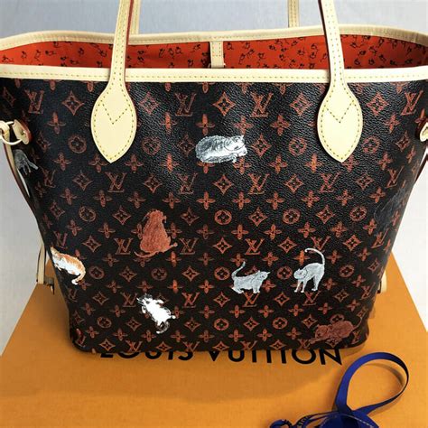 louis vuitton neverfull cats